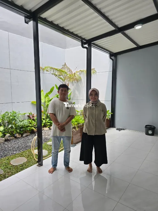 taman kering, zen garden, tropical garden, taman minimalis, bsd, tangerang